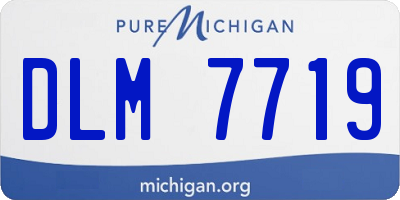 MI license plate DLM7719