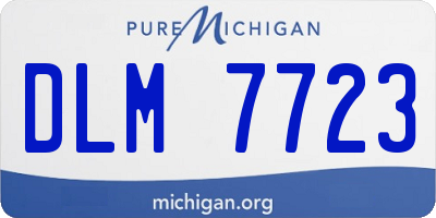 MI license plate DLM7723