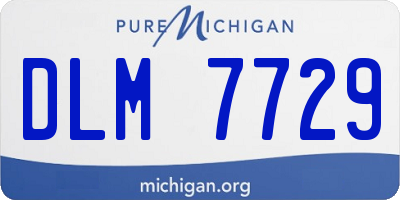MI license plate DLM7729