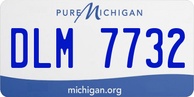 MI license plate DLM7732