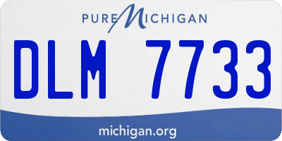 MI license plate DLM7733