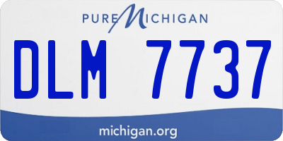 MI license plate DLM7737