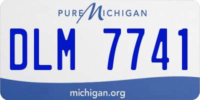 MI license plate DLM7741
