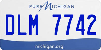 MI license plate DLM7742