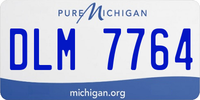 MI license plate DLM7764