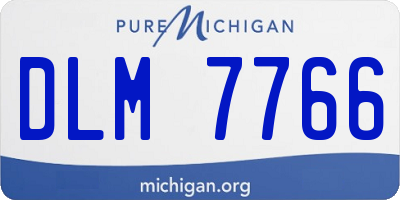 MI license plate DLM7766