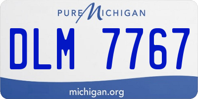 MI license plate DLM7767