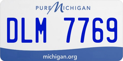 MI license plate DLM7769