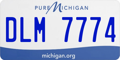 MI license plate DLM7774