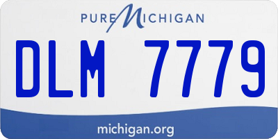 MI license plate DLM7779