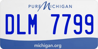 MI license plate DLM7799