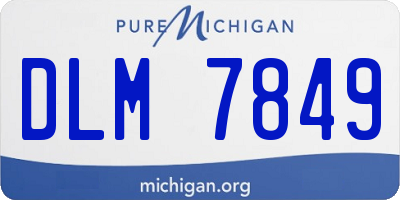 MI license plate DLM7849