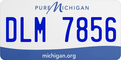 MI license plate DLM7856
