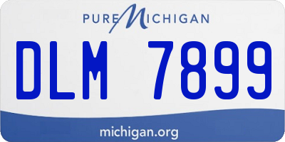 MI license plate DLM7899
