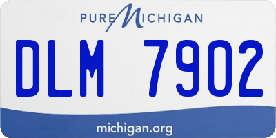 MI license plate DLM7902