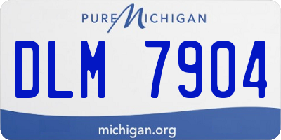 MI license plate DLM7904