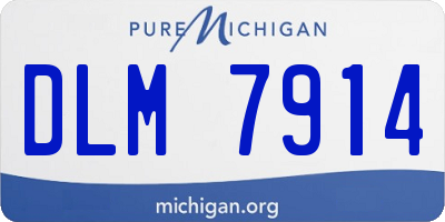 MI license plate DLM7914