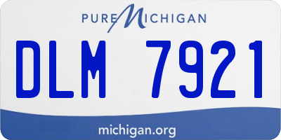 MI license plate DLM7921