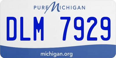 MI license plate DLM7929