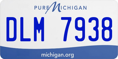MI license plate DLM7938