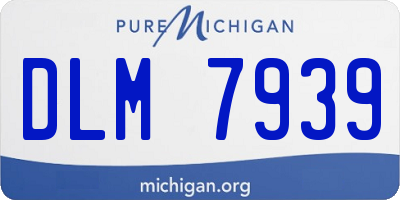MI license plate DLM7939