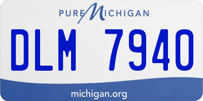 MI license plate DLM7940