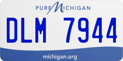 MI license plate DLM7944