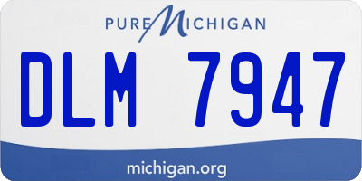 MI license plate DLM7947