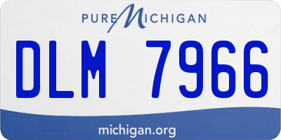 MI license plate DLM7966