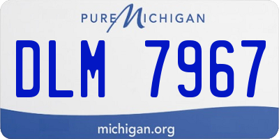 MI license plate DLM7967