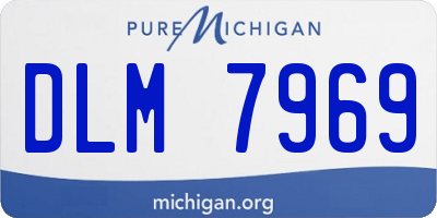 MI license plate DLM7969