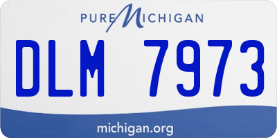MI license plate DLM7973