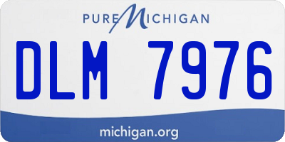 MI license plate DLM7976