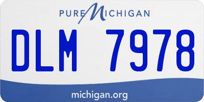 MI license plate DLM7978