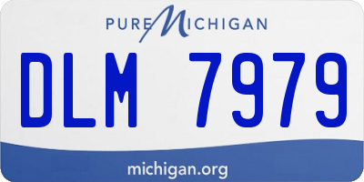 MI license plate DLM7979