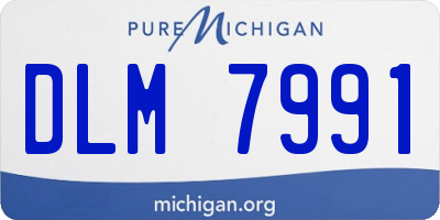 MI license plate DLM7991