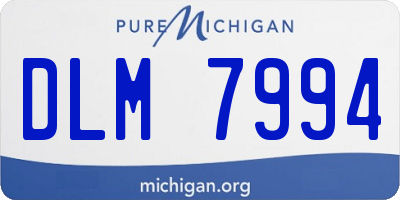 MI license plate DLM7994