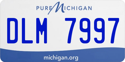 MI license plate DLM7997