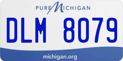 MI license plate DLM8079