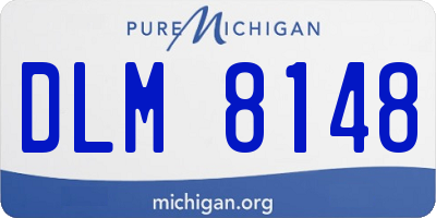 MI license plate DLM8148