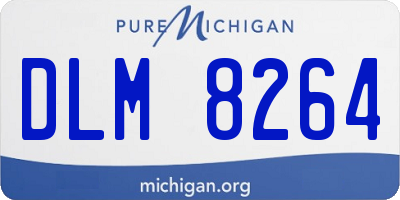 MI license plate DLM8264