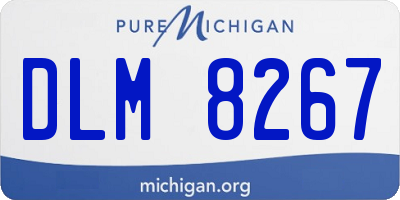 MI license plate DLM8267