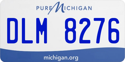 MI license plate DLM8276