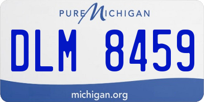 MI license plate DLM8459