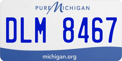 MI license plate DLM8467