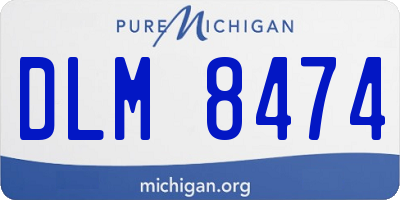 MI license plate DLM8474
