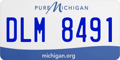MI license plate DLM8491