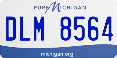 MI license plate DLM8564