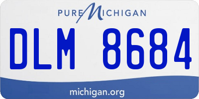MI license plate DLM8684