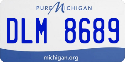 MI license plate DLM8689